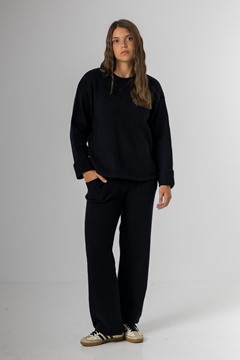 Imagen de SET TEJIDO BUZO CON PALAZZO