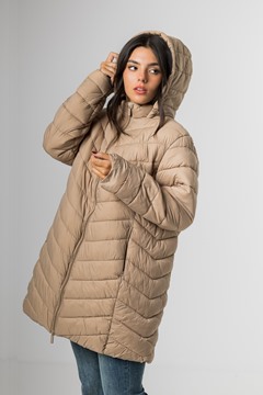 Imagen de CAMPERA DAMA LARGA C/ CAPUCHA