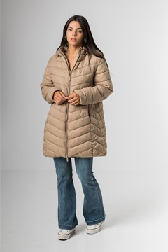 Imagen de CAMPERA DAMA LARGA C/ CAPUCHA