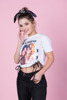 Imagen de CROP TOP EST. SURTIDO C/ DISEÑO ACORDONADO