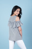 Imagen de BLUSA RAYAS C/ VOLADO