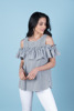 Imagen de BLUSA RAYAS C/ VOLADO