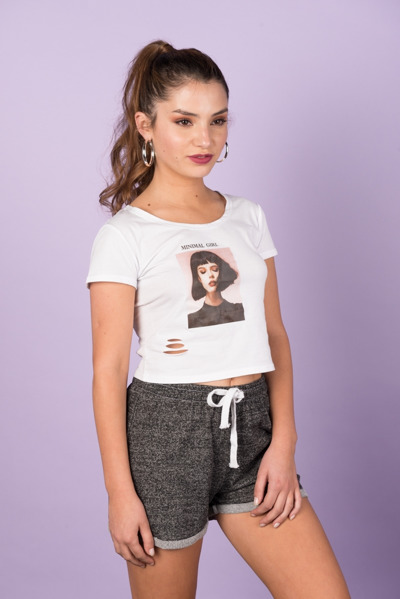 Imagen de CROP TOP ESTAMPADO