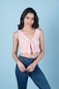 Imagen de CROP TOP C/ LAZO DE ANUDADO  EN ESCOTE
