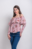 Imagen de BLUSA CAMPESINA FLOREADA C/ VOLADO