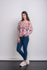 Imagen de BLUSA CAMPESINA FLOREADA C/ VOLADO