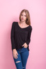 Imagen de BLUSA C/ DISEÑO EN ESCOTE Y TERMINACIÓN