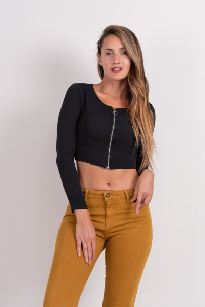 Imagen de CROP TOP C/ CIERRE