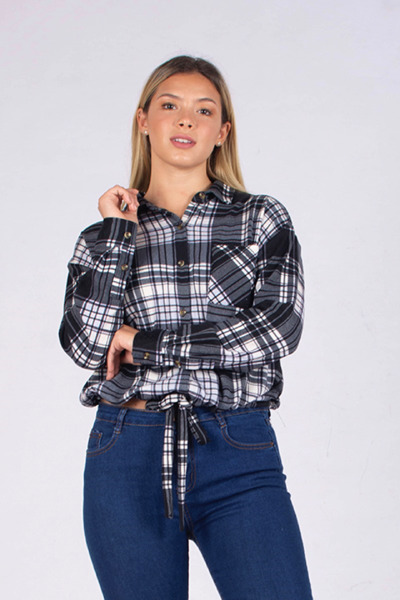 Imagen de CAMISA LEÑADORA C/ LAZO DE AJUSTE