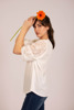 Imagen de BLUSA C/ MANGA CON DISEÑO