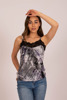 Imagen de MUSCULOSA  C/ ENCAJE ESTAMPADA