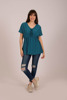 Imagen de BLUSA C/ LAZO CON BORLAS