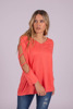 Imagen de BLUSA C/ DISEÑO EN MANGA TALLE ESPECIAL