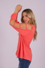 Imagen de BLUSA C/ DISEÑO EN MANGA TALLE ESPECIAL