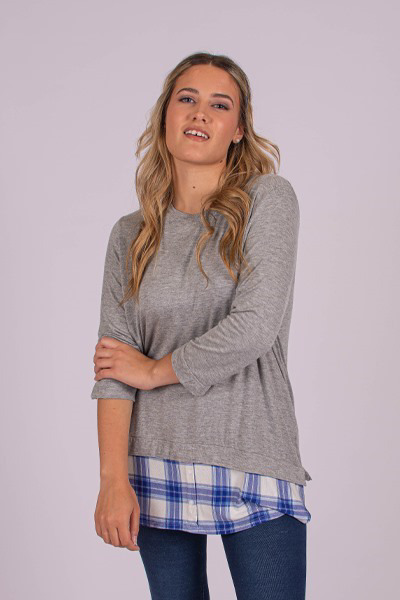 Imagen de BUZO C/ CAMISA SUPERPUESTA