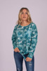 Imagen de BLUSA C/ DISEÑO  BATIK ANUDADA