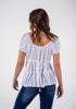 Imagen de BLUSA C/ VOLADOS Y CINTO