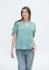 Imagen de BLUSA C/ MANGA ANUDADA C/ BOLSILLO