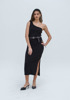 Imagen de VESTIDO LARGO ASIMETRICO
