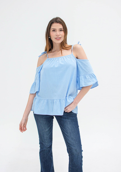 Imagen de BLUSA C/ VOLADOS