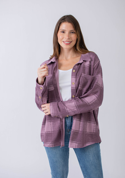 Imagen de CAMISA A CUADROS ELASTIZADA