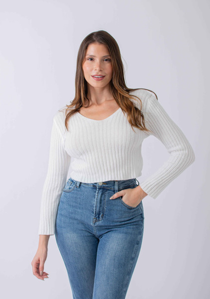 Imagen de BUZO ESCOTE EN V