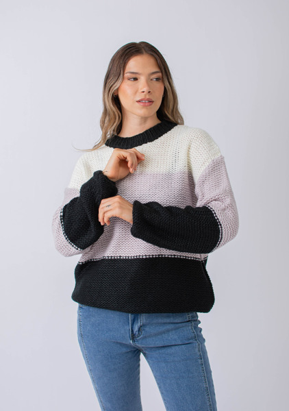 Imagen de BUZO TEJIDO COMBINADO