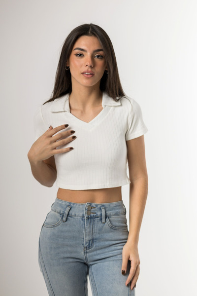 Imagen de BLUSA CUELLO POLO