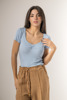 Imagen de BLUSA ESCOTE FRUNCIDO