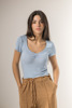 Imagen de BLUSA ESCOTE FRUNCIDO