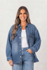 Imagen de SOBRECAMISA JEAN  ELASTIZADA