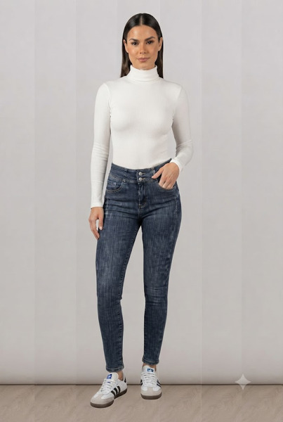 Imagen de JEAN CON LYCRA TIRO ALTO